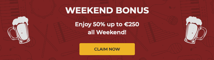 Rollingslots Weekend Bonus