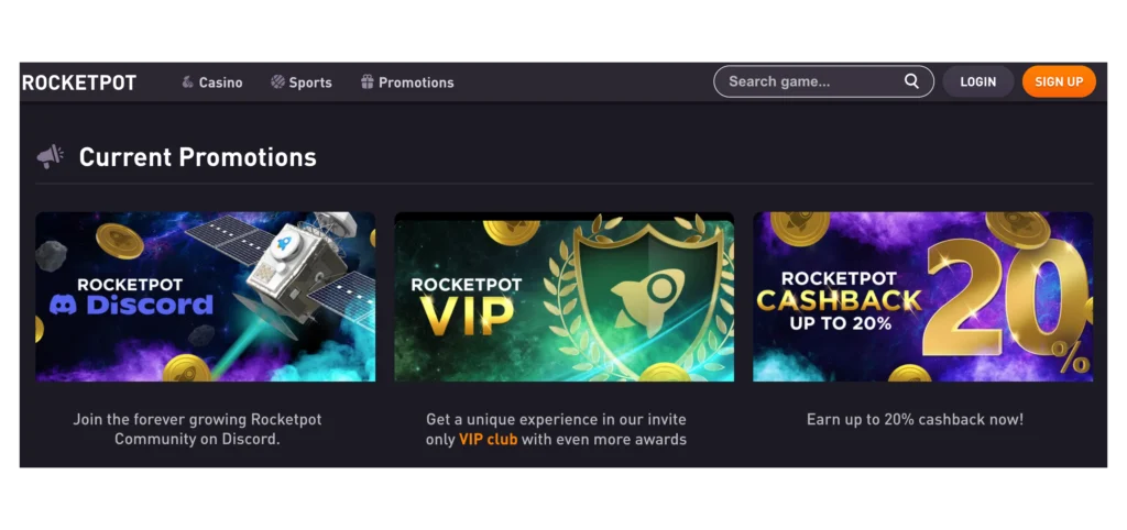 Rocketpot Promotions