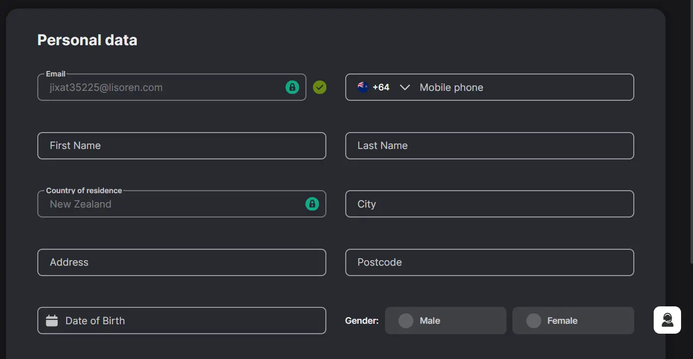 betsofa sign up form