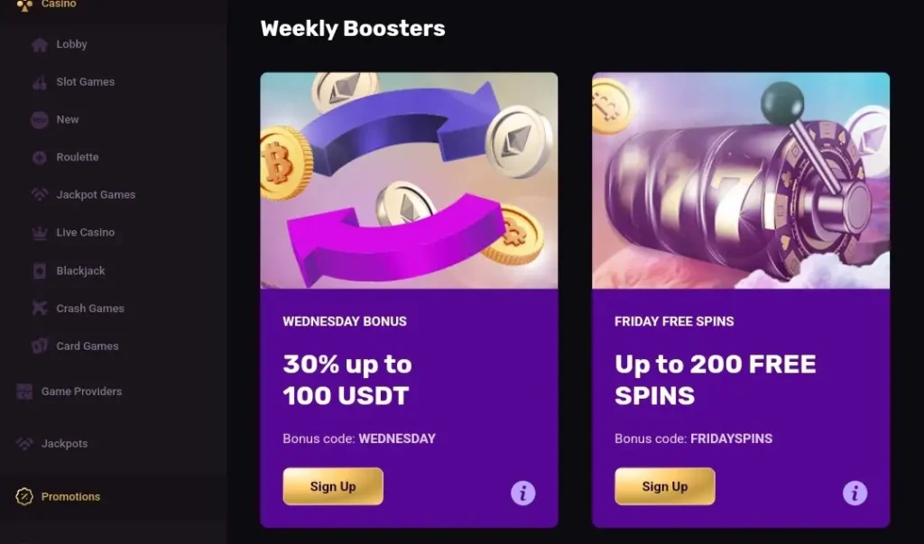 playbet weekly bonuses