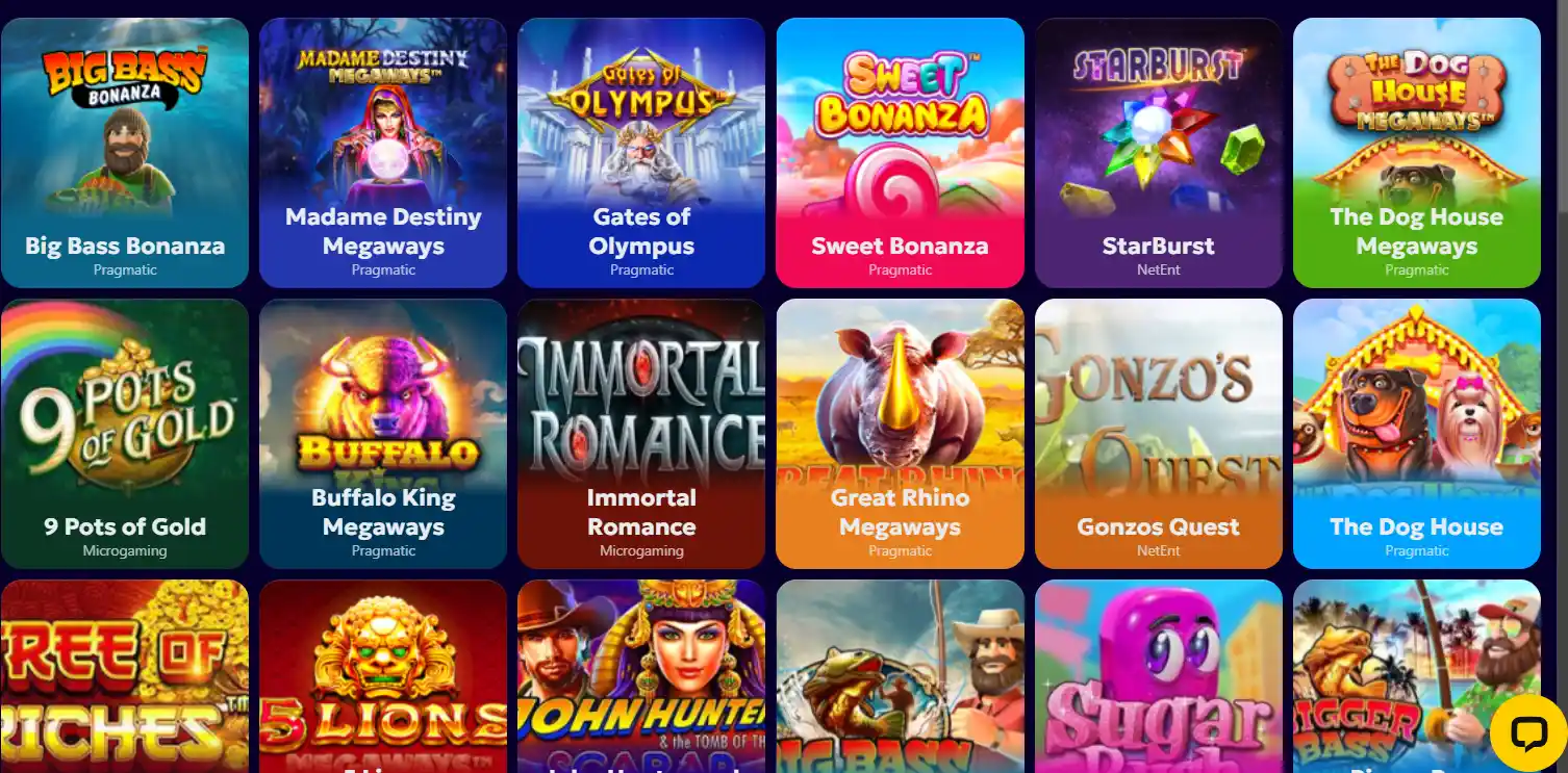 slottio casino games