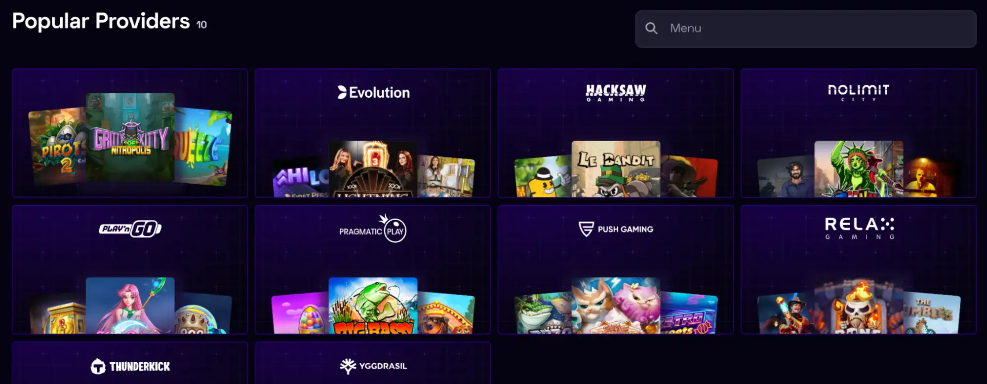 immerion game providers
