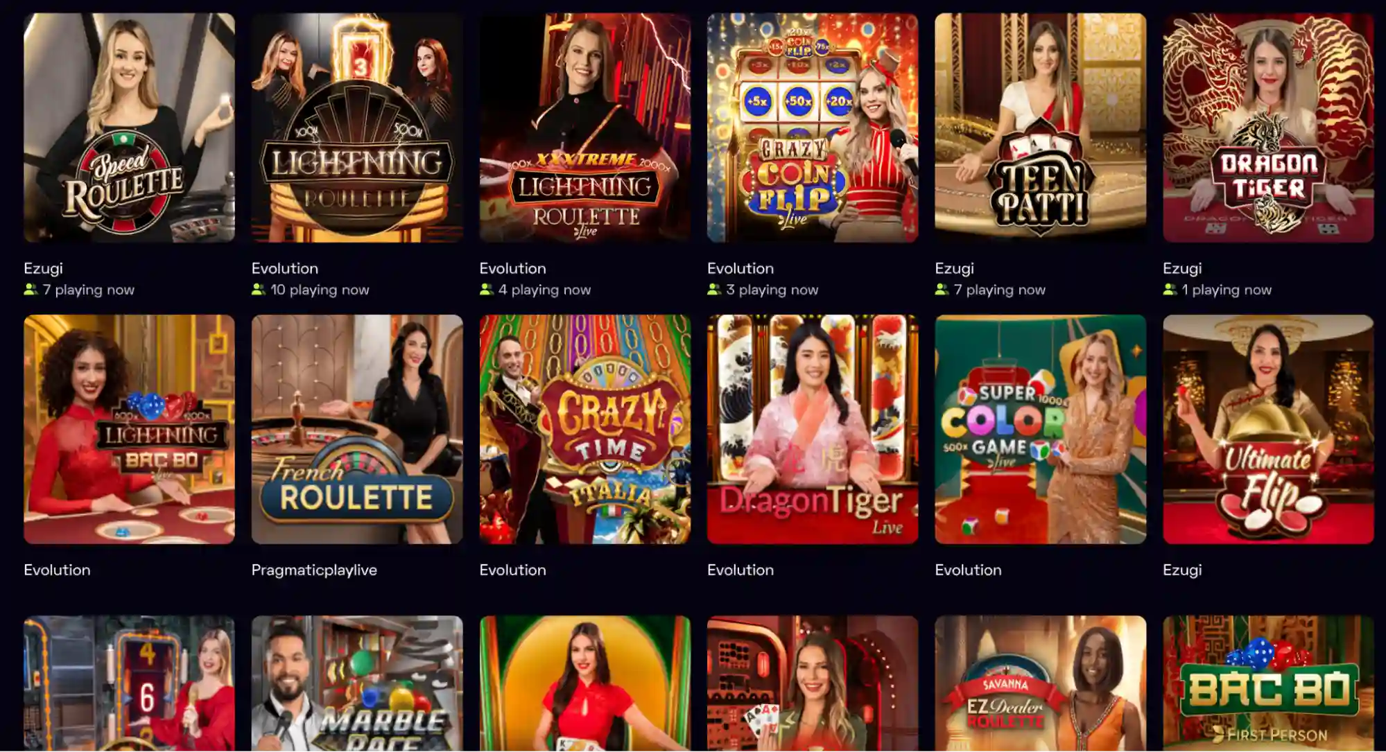 immerion live casino