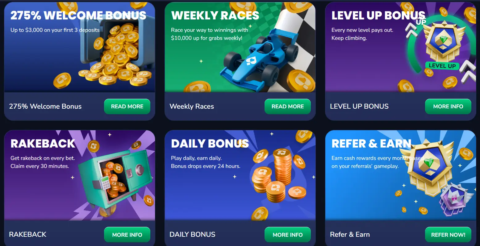 flush casino promotions